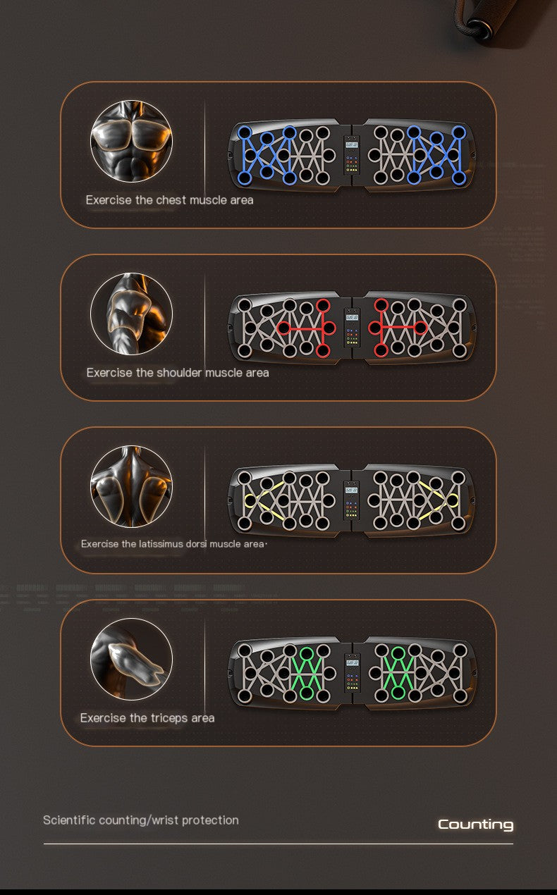 MultiPose Pro™ Home Push-Up Board