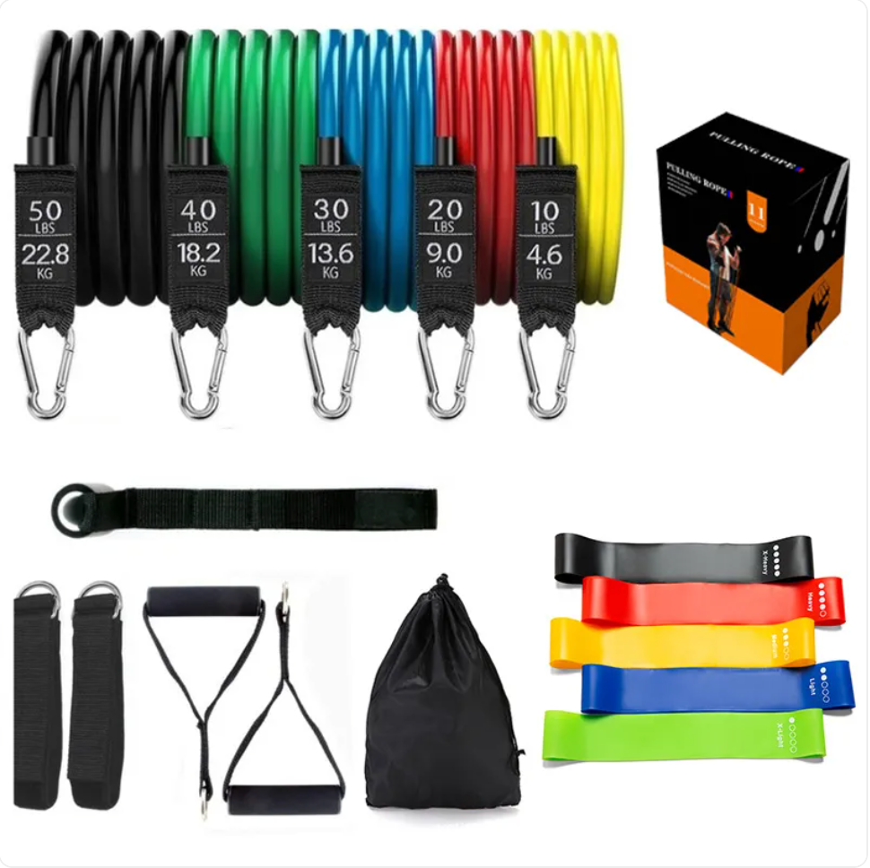 Latex Resistance Bands for Yoga & Stretch Training