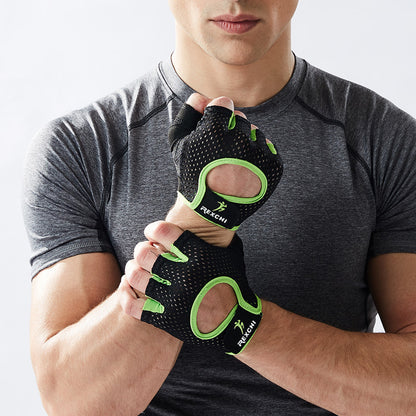 Breathable Half Finger Fitness Gloves for Training